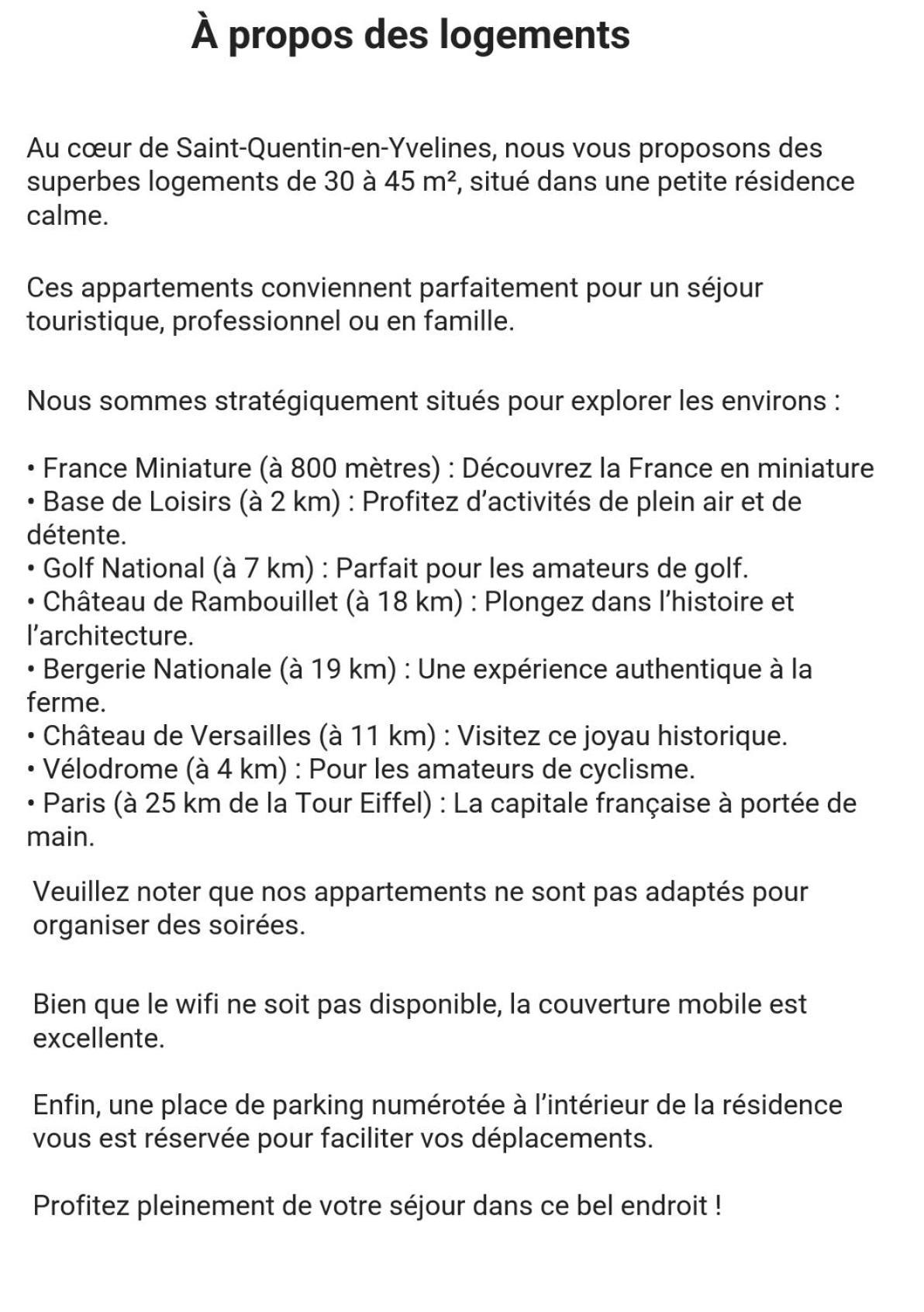 St-Quentin-En-Yvelines Plusieurs Appartements Avec Parking Trappes Eksteriør billede